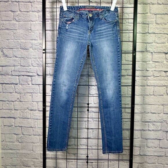 Amethyst Regular 11 Skinny Jeans – Medium Wash Y2K - Picture 1 of 4